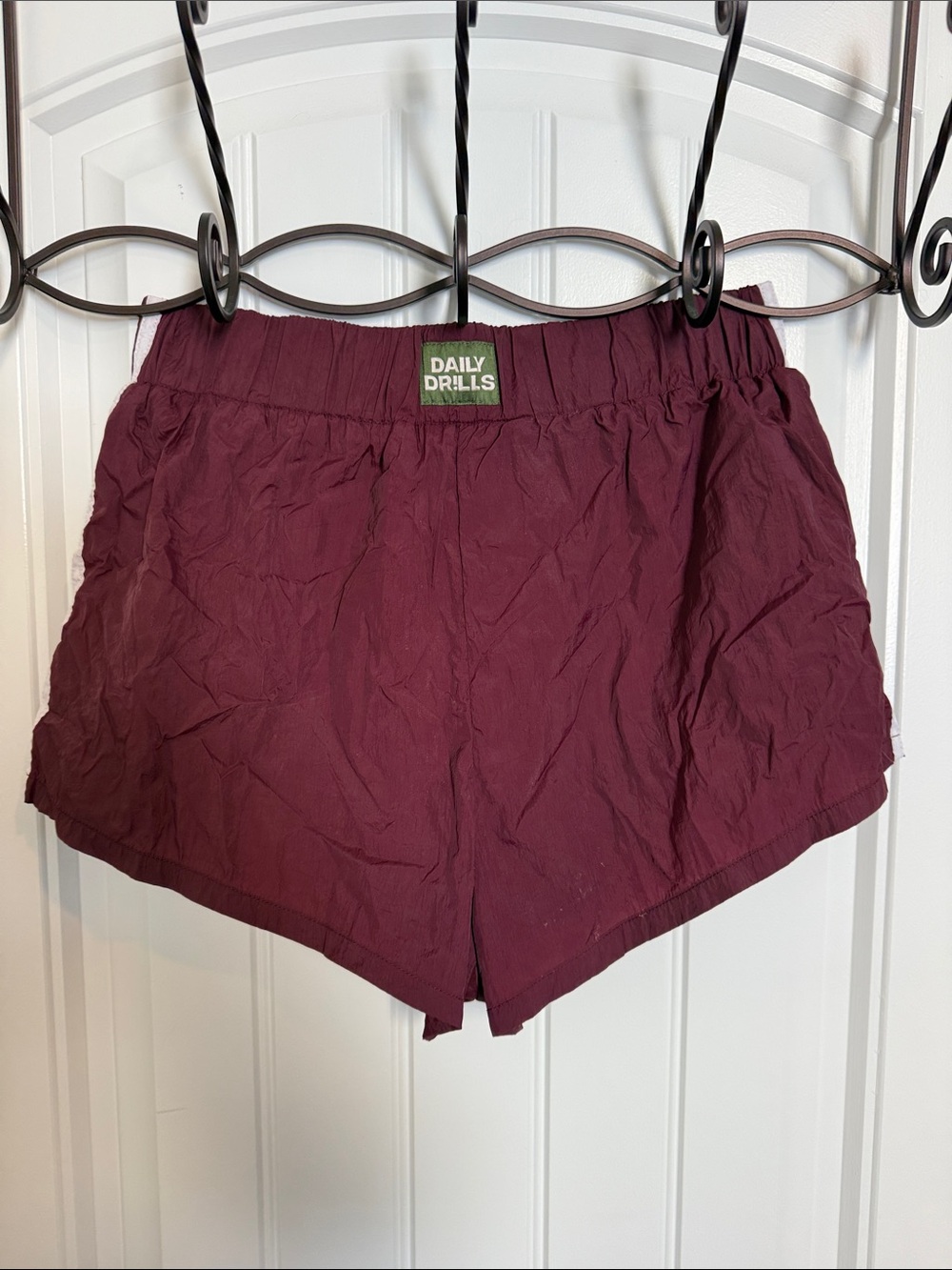 Daily Drills Women's Burgundy Athletic Shorts